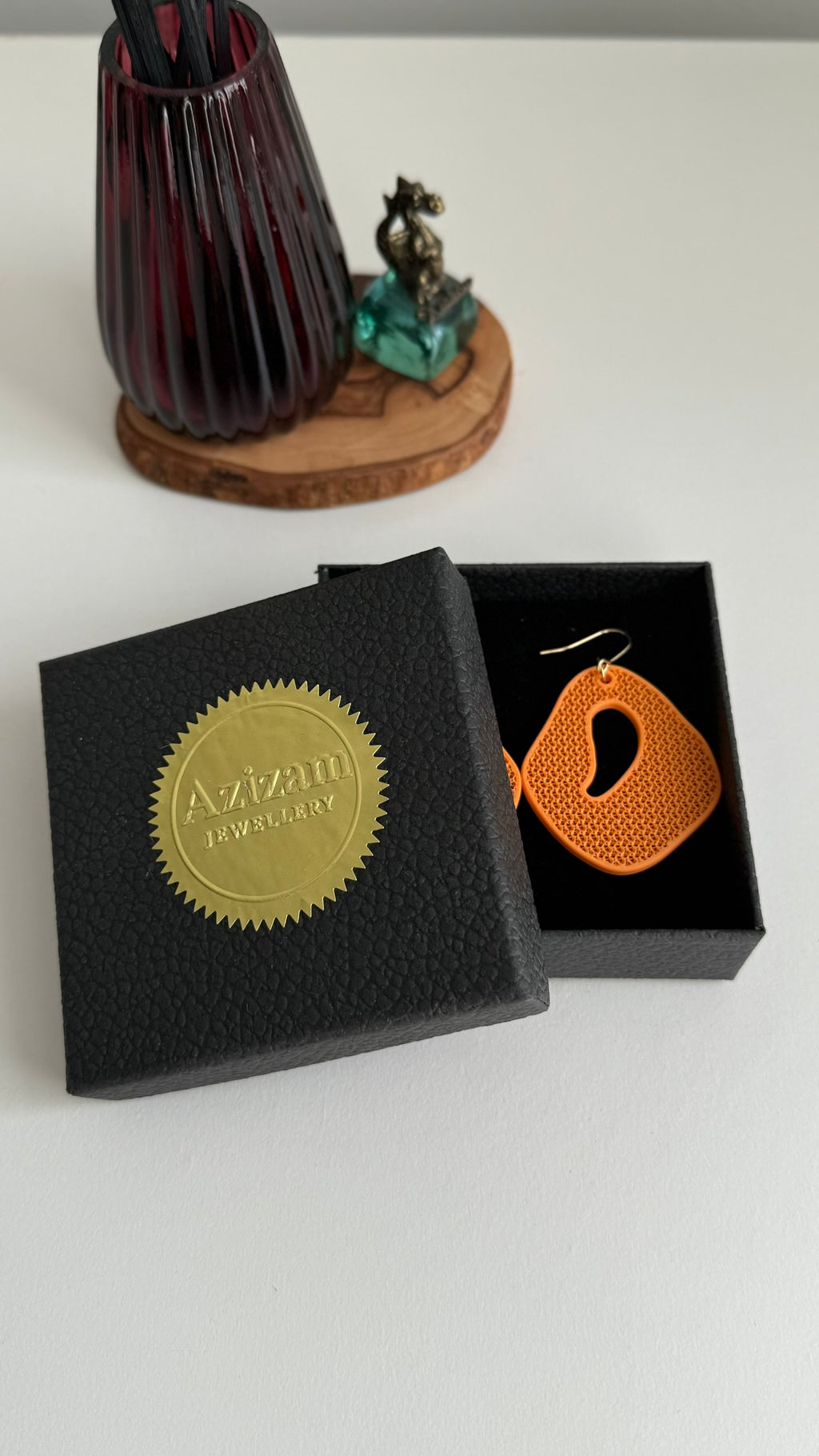 Ripple Lace – Bold- 3D Printed Earrings