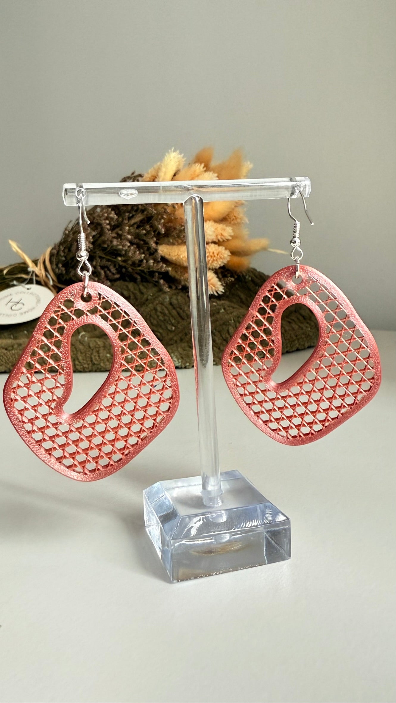 Diamond Drift- 3D Printed Earrings