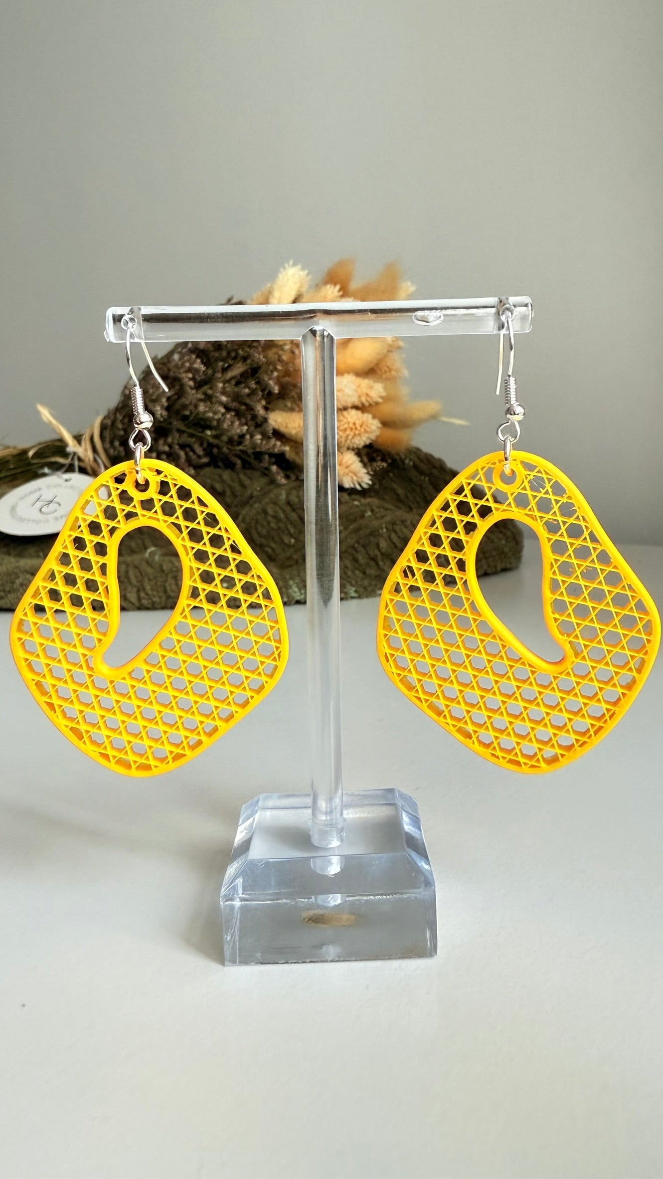 Diamond Drift- 3D Printed Earrings