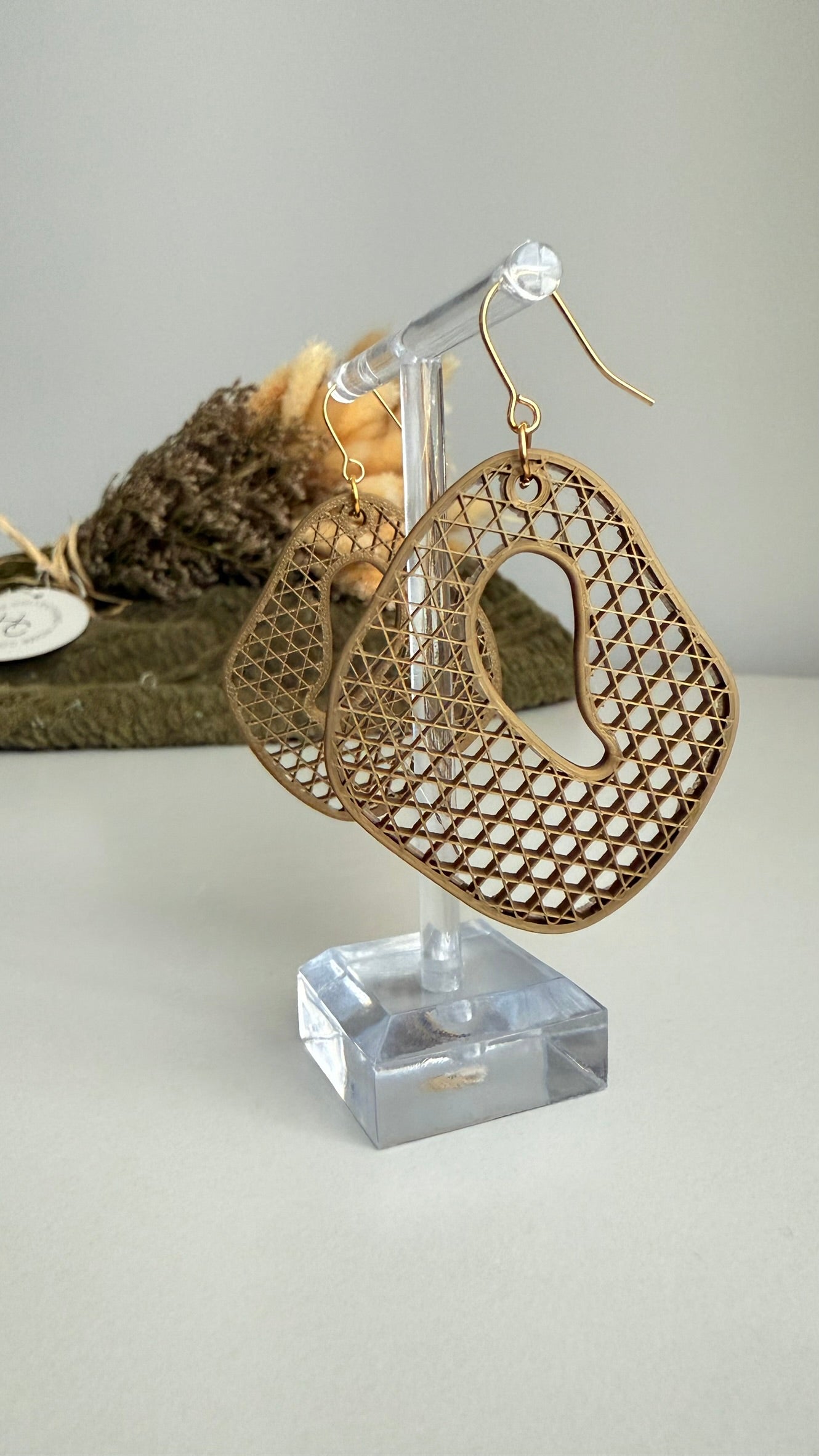 Diamond Drift- 3D Printed Earrings