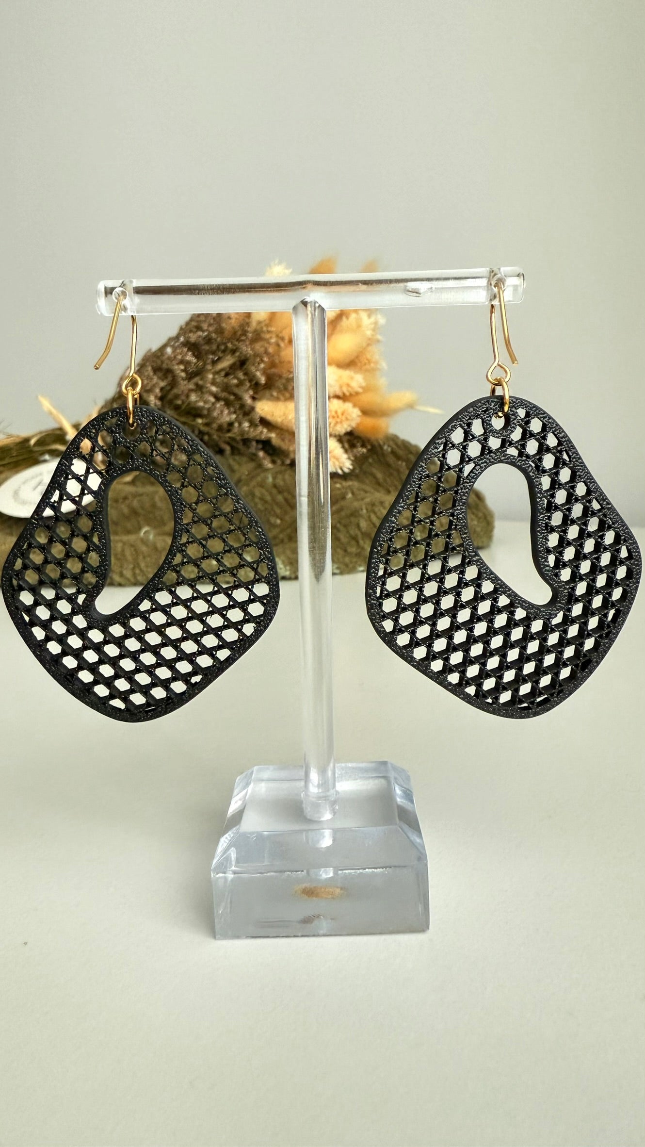 Diamond Drift- 3D Printed Earrings