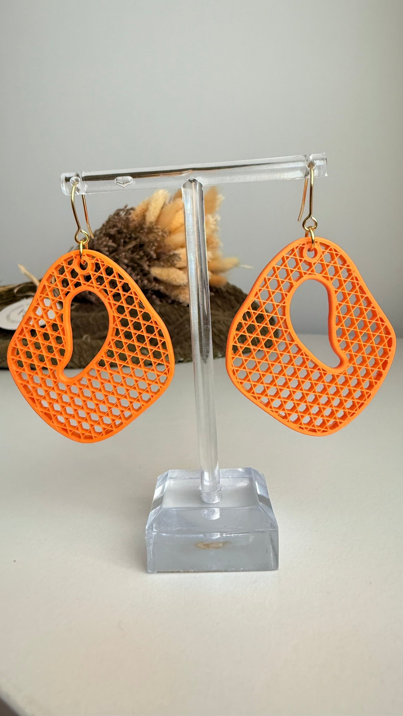 Diamond Drift- 3D Printed Earrings