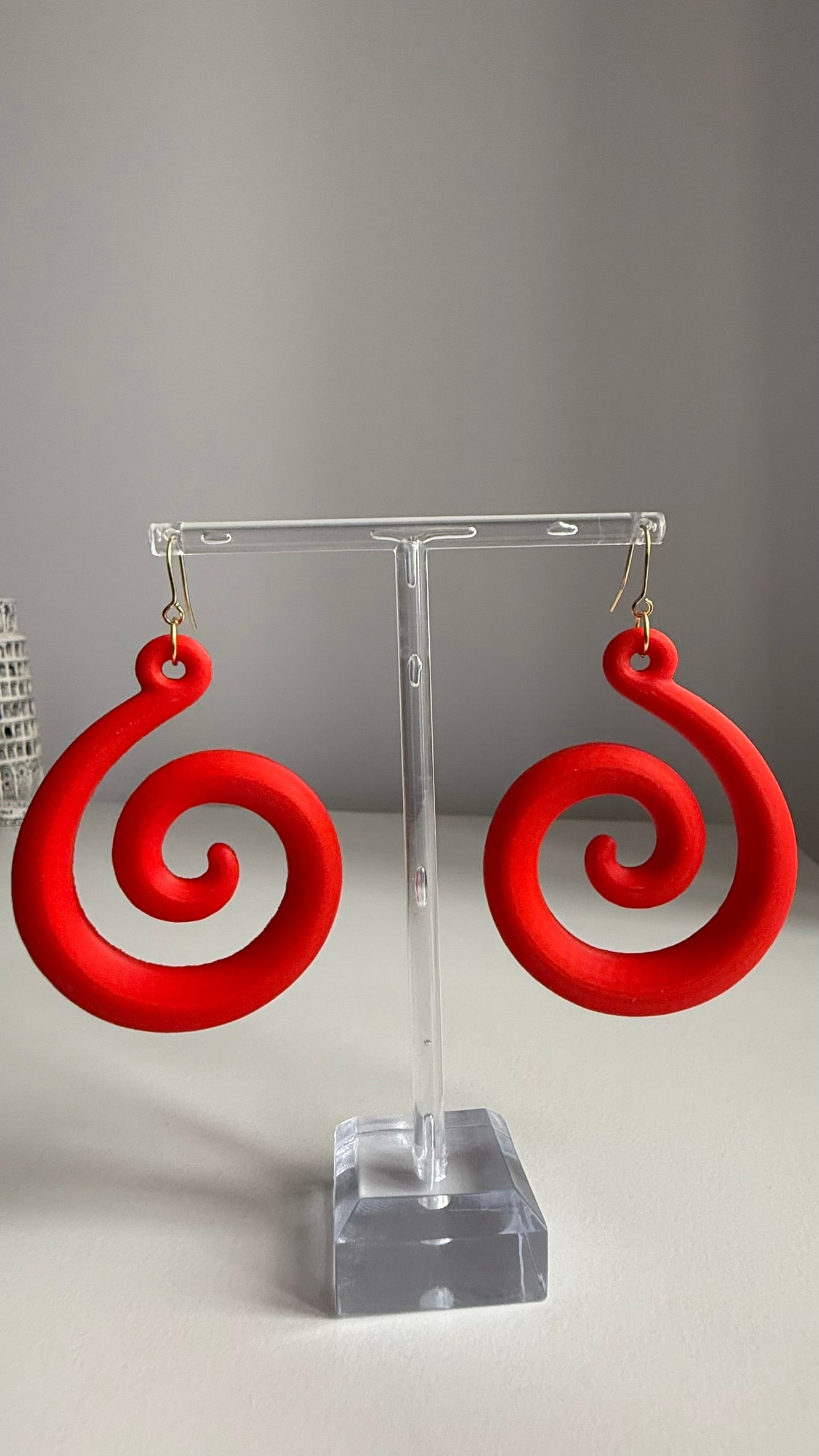Cosmic Curl – 3D Printed Earrings