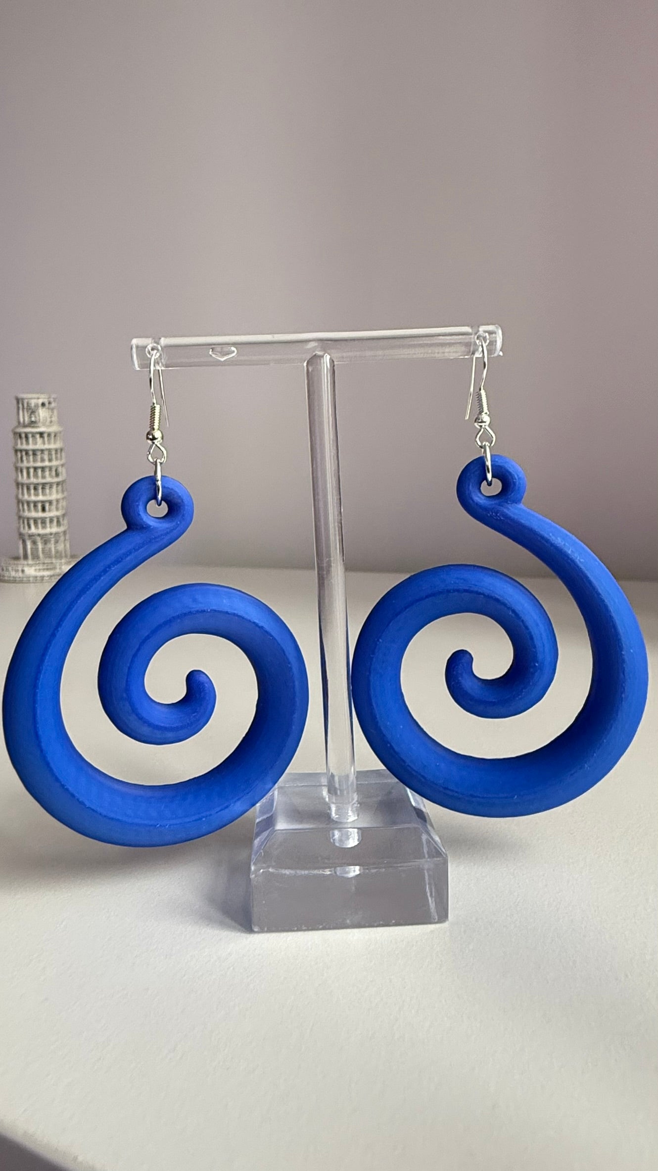 Cosmic Curl – 3D Printed Earrings