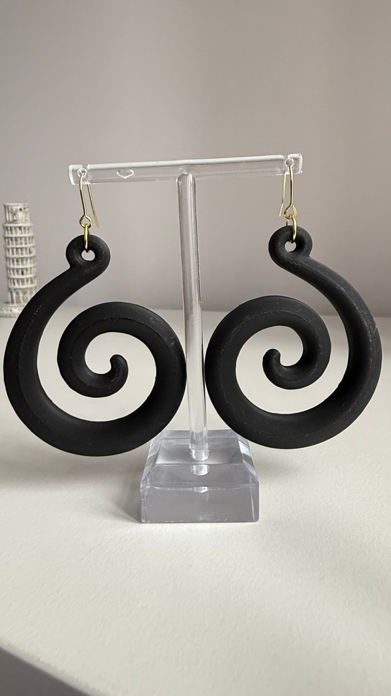 Cosmic Curl – 3D Printed Earrings