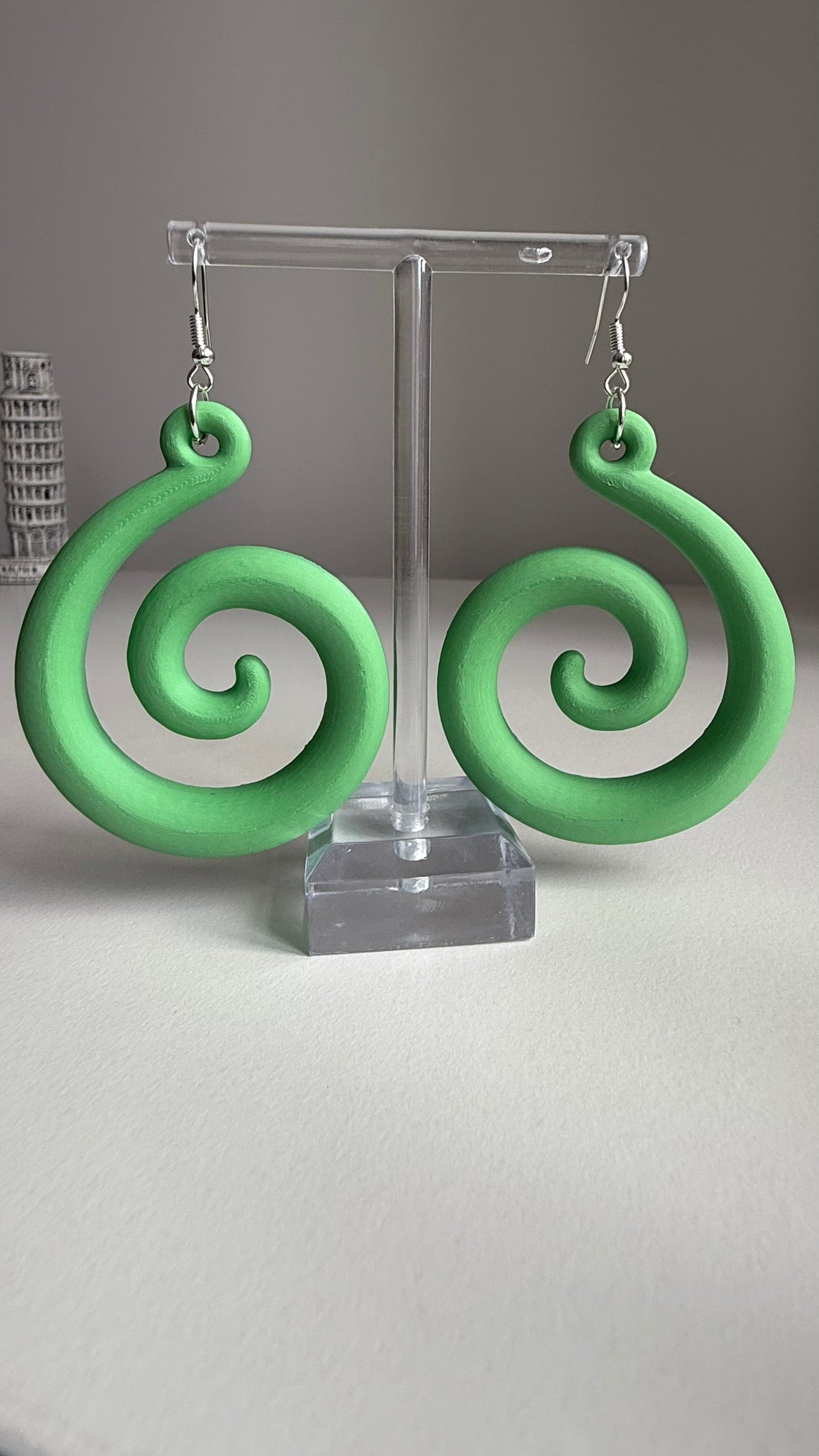Cosmic Curl – 3D Printed Earrings