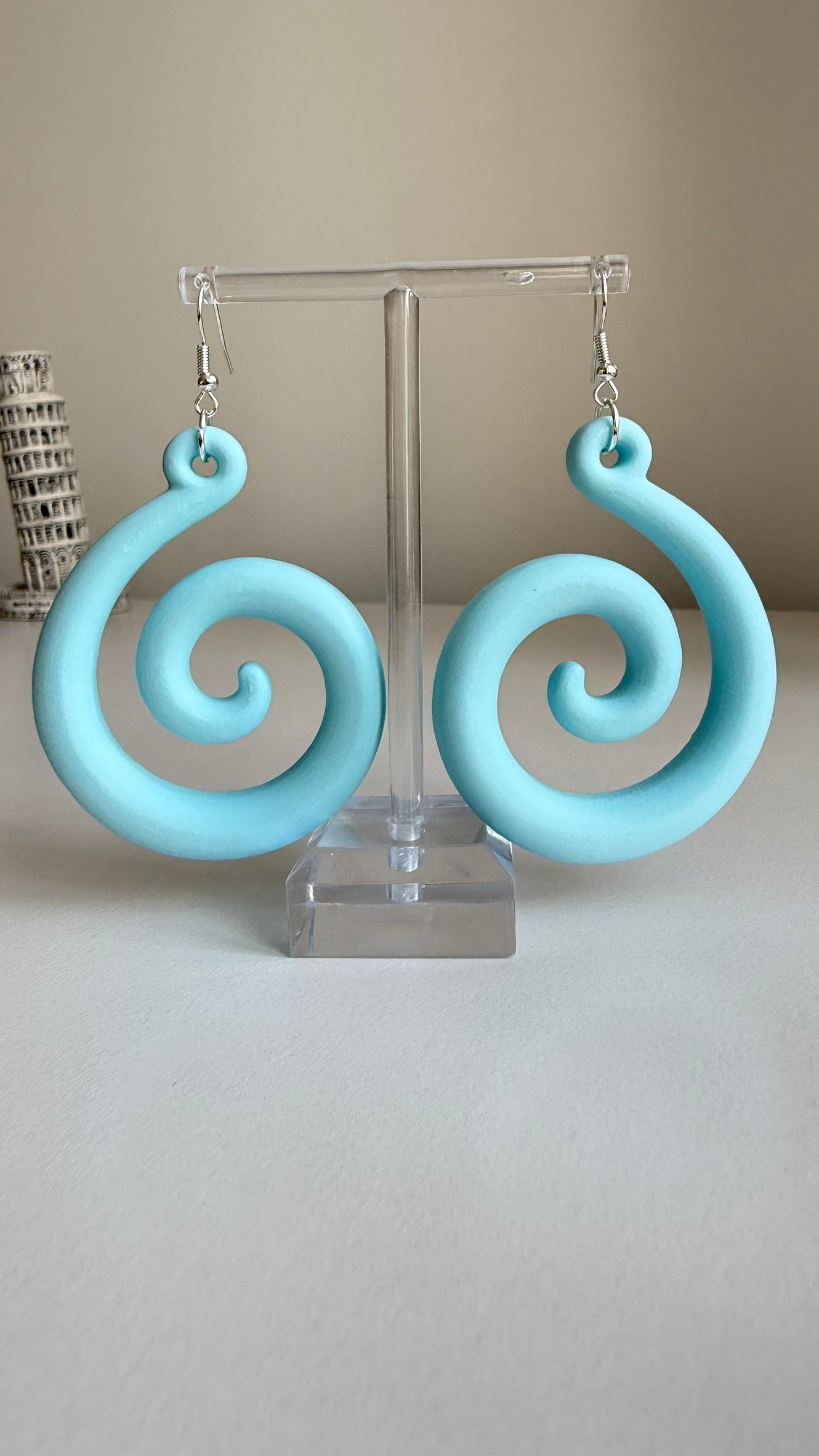 Cosmic Curl – 3D Printed Earrings