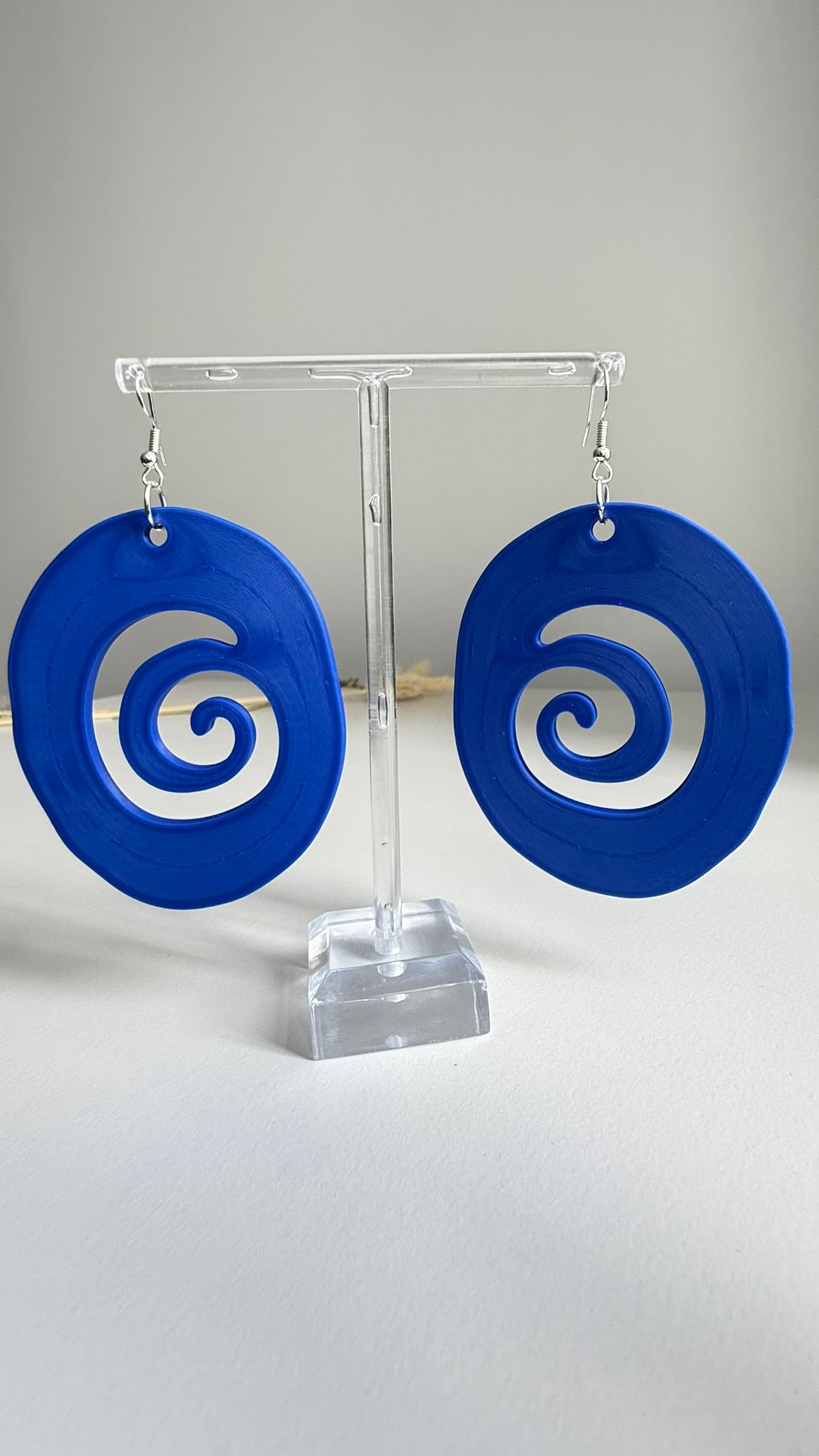 Cosmic Ripple – 3D Printed Earrings