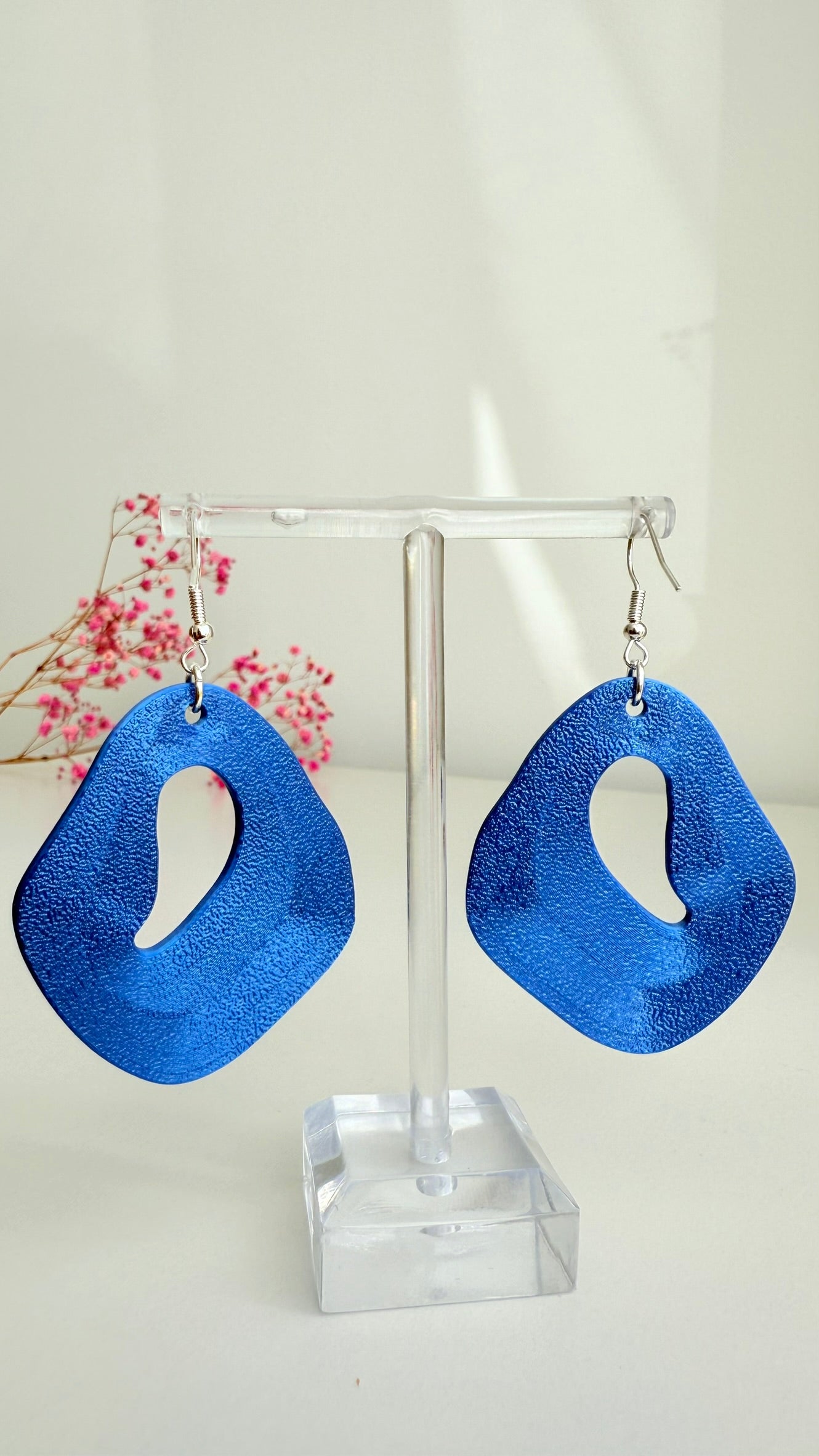 Ripple Solid - 3D Printed Earrings