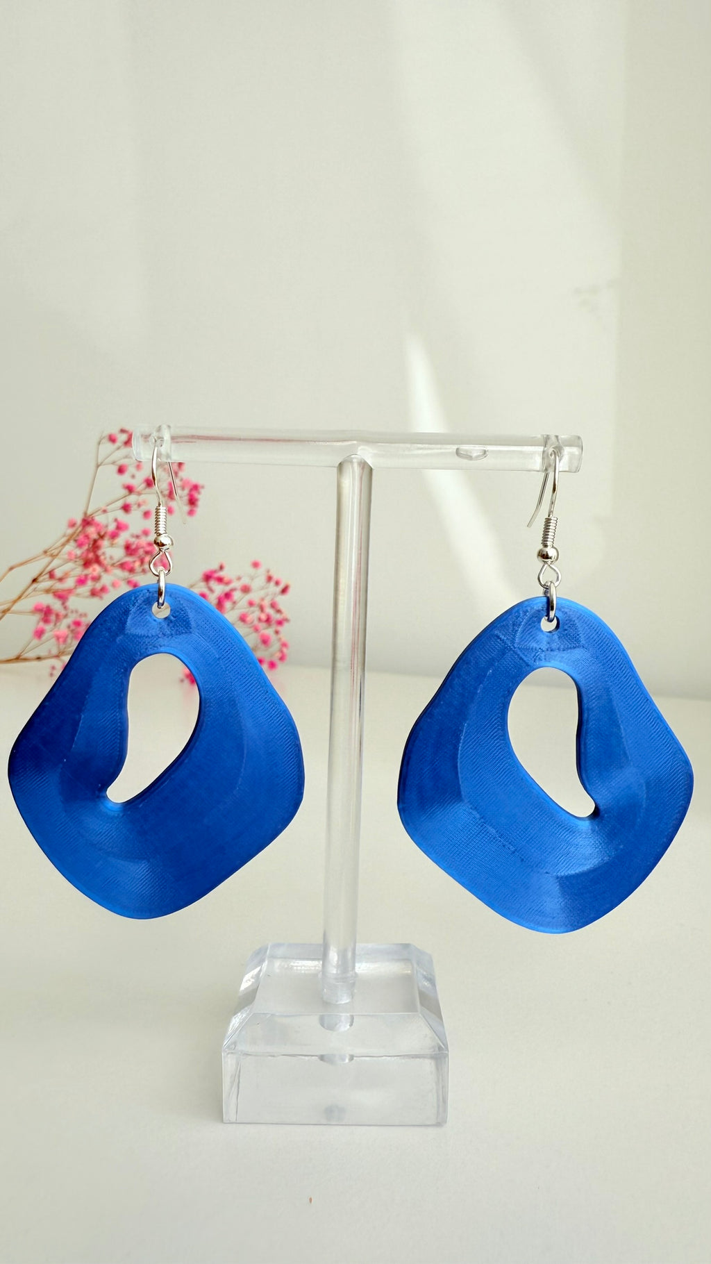Ripple Solid - 3D Printed Earrings