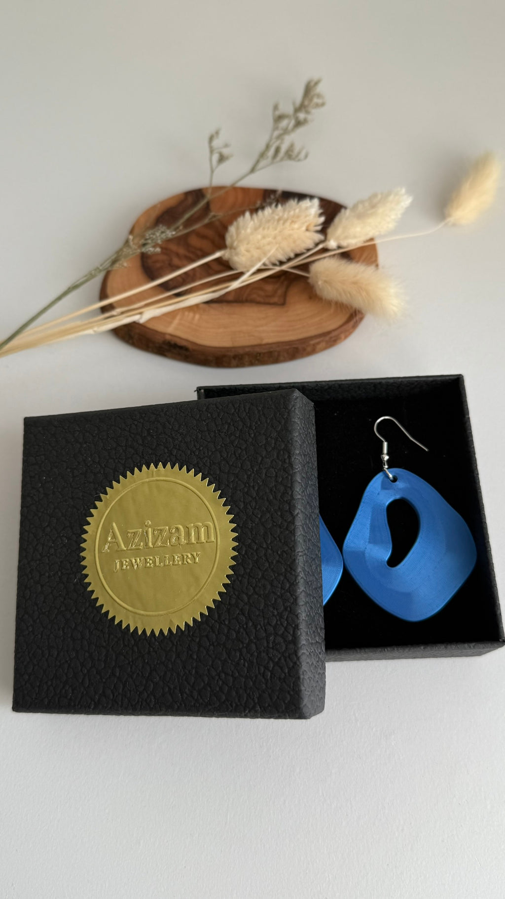 Ripple Solid - 3D Printed Earrings